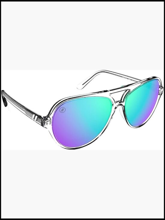 Polarized Aviator Sunglasses with Wrap-Around Frame, UV Protection main image 6